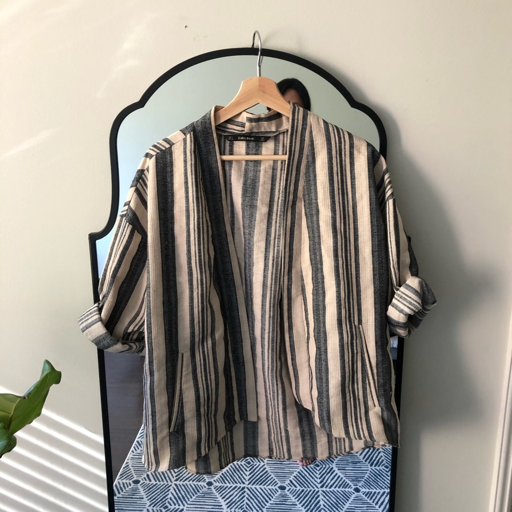 ZARA linen jacket / cover up